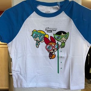 Powderpuff girls cropped shirt